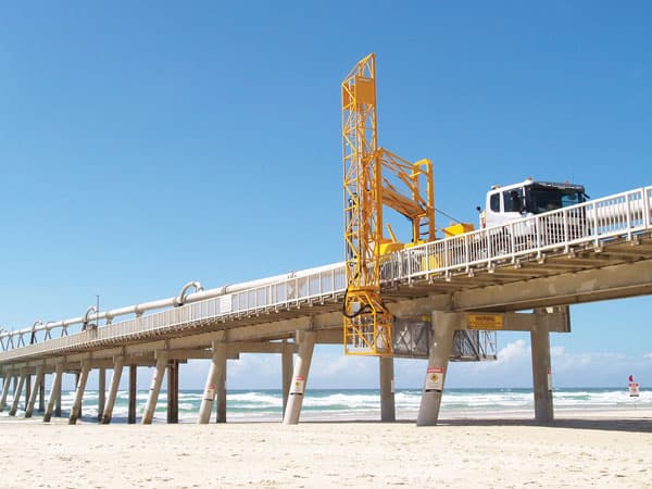 Jetties structure access example