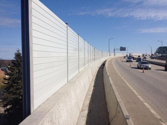 Noise walls structure access example